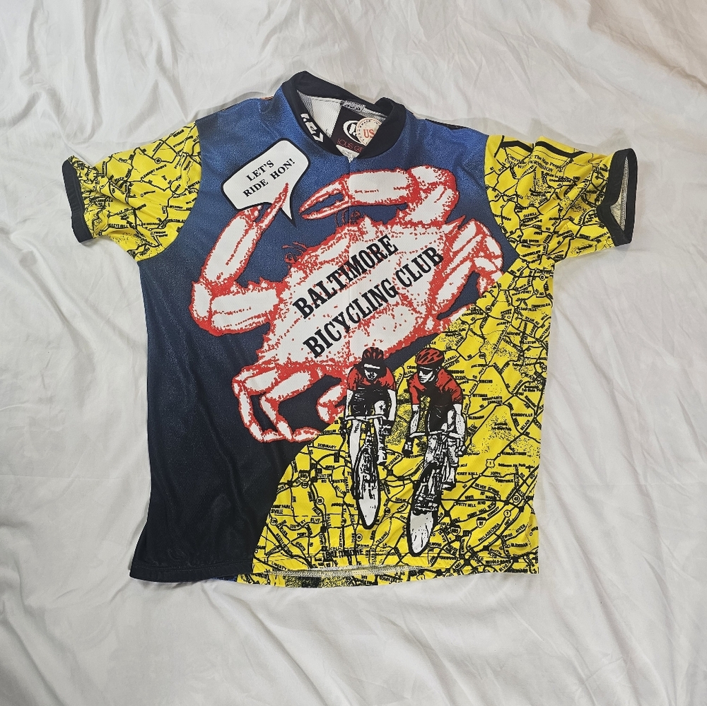 Louis Garneau Baltimore Bicycling Club Graphic Cycling Jersey New With Tags